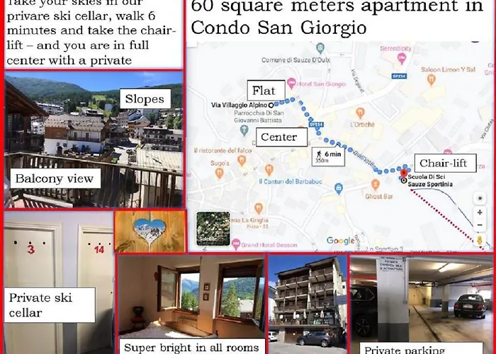 Walking Distance From Chairlift And Center-60 Sq M Wi-fi Casa Lucia Apartament